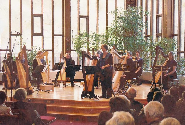 Ottawa Harp Choir performing at First Unitarian Church